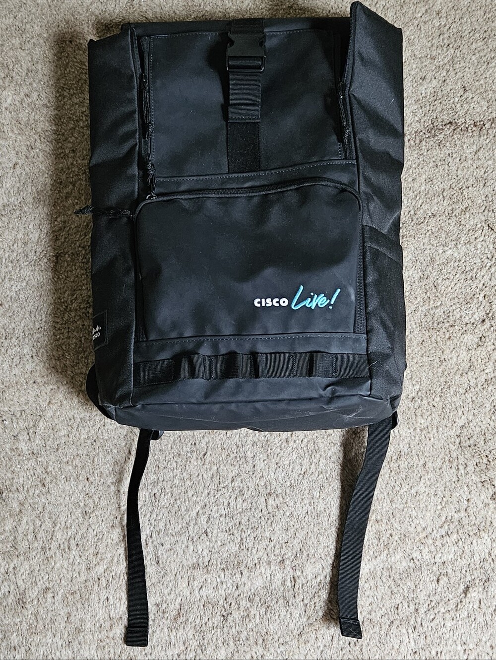 RARE SWAG CISCO LIVE BLACK BACKPACK